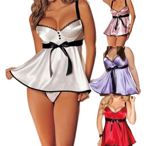 New Sexy Bodydoll Women Ladies Silky Sexy Sleepwear Nightclub Show Erotic Toys Adult Games for Woman