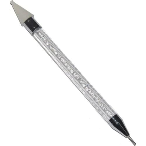 Wholesale 100pcs/bag Nail Dotting Pen Dual-ended Crystal Beads Handle Rhinestone Studs Picker Wax Pencil Manicure Nail Art Tool