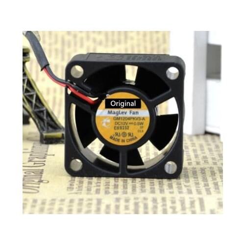 Original 100% working GM1204PKV3-A DC 12V 0.6W 3Wire server inverter axial Cooling Fans