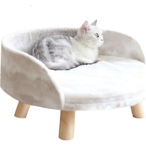 Open-ended Cat Nest Small-scale Kennel Plush Woodiness Pets Nest Pets Sofa Pets Articles