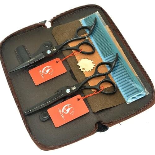 Meisha 5.5"6.0" Hairdressers Cutting Scissors Salon Thinning Shears Hair Styling Makas Kit Barbers Haircut Razors JP440C A0061A