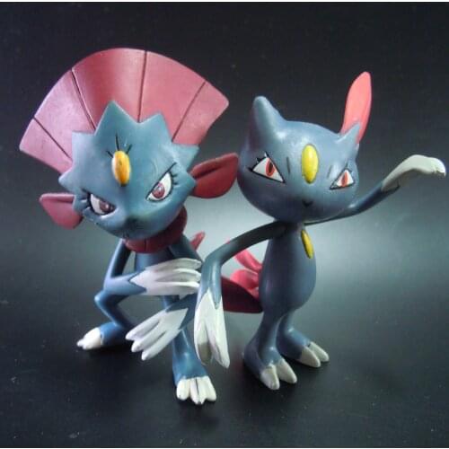 Pokemon Elf Dark and Ice Type Weavile Sneasel Joints Movable Action Figure Model Toys
