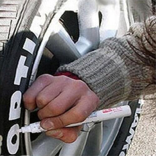 Waterproof Car Tyre Tire Tread CD Metal Permanent Paint Marker Graffti Oily Marker Macador Caneta Stationery