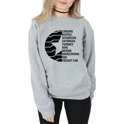 Women Fleece Sweatshirt Superhero Bucky Barnes Hoodie Retro 1917 Sebastian Stan Pullover Oversized Sweatshirts