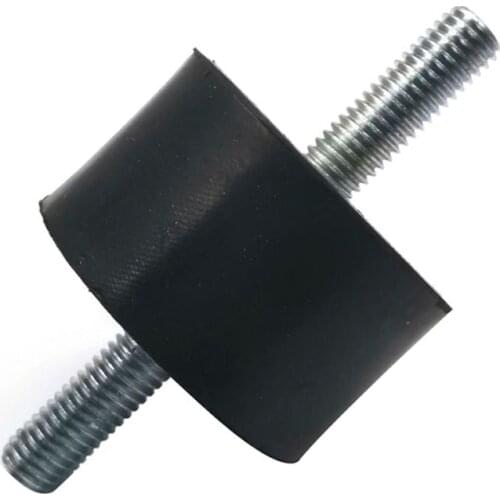 1pcs Rubber Mount Anti Vibration M8x23mm Double Male Thread Silentblock Isolator Damper Dia 20/25/30/40mm Type VV