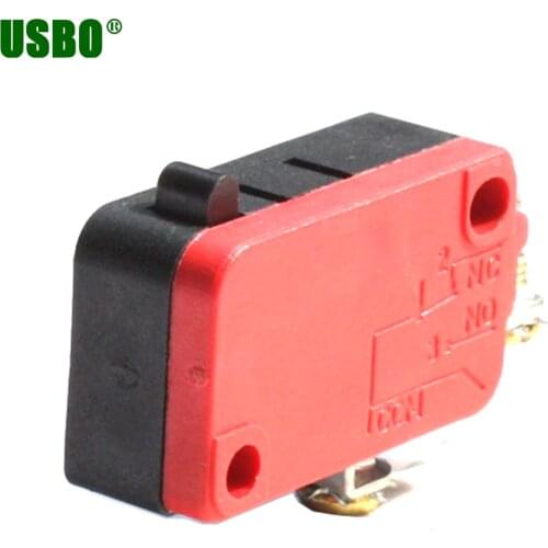 15/25A 125/250V Red Micro Switch With Screw Pin Sensitive Hight Quality Welding Copper Stroke limit Switch 10pcs