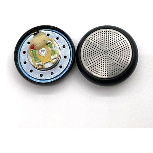 15.4mm 32 Ohm Headphone Driver Unit MX500 DIY Metal Mesh Cover Flat Headphones Speaker Unit