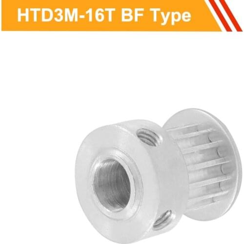 3M 16T Timing Pulley HTD3M Type Toothed Pulley Wheel 11mm/16mm Belt Width 4/5/6/6.35/7/8mm Bore Timing Belt Pulley