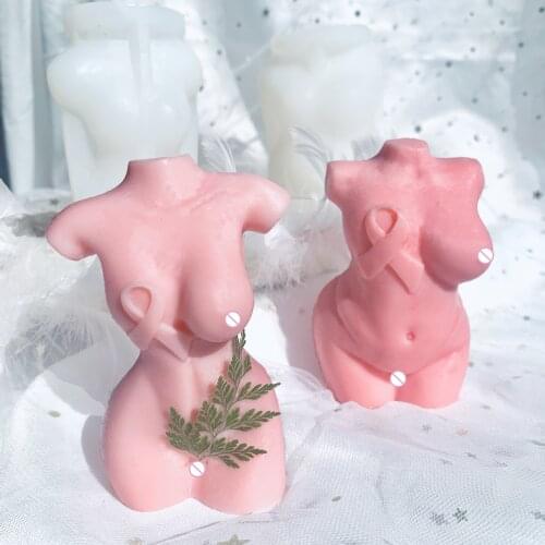 3D Body Art Candle Mold Handmade Candle Making Creative Candle Silicone Mold Home Decoration Easy Demoulding Unique Shape