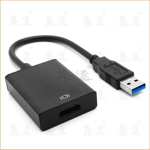 USB 3.0 to HDMI-compatible Converter Adapter Multi Display Cable HDMI Video Cable for PC Notebook Projector HDTV 1080P