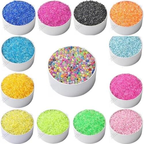 DIY Jewelry Making Accessories Irrigation Heart Glass Loose Beads Multi Color 2MM Spacer Bead Candy Color 500pcs