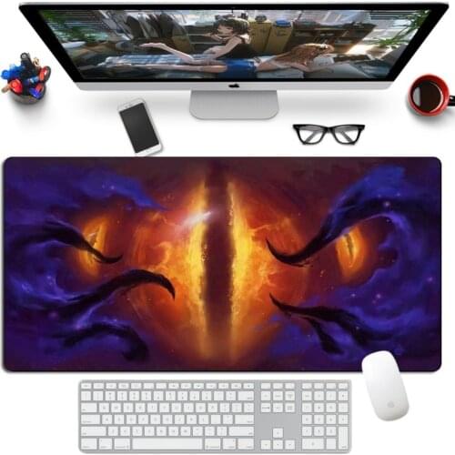 60x30cm Visions of N'Zoth Mousepad Rubber Large Warcraft Gaming Mouse pad Gamer Anime Otaku Custom Computer XL Desk Boy Gift Mat