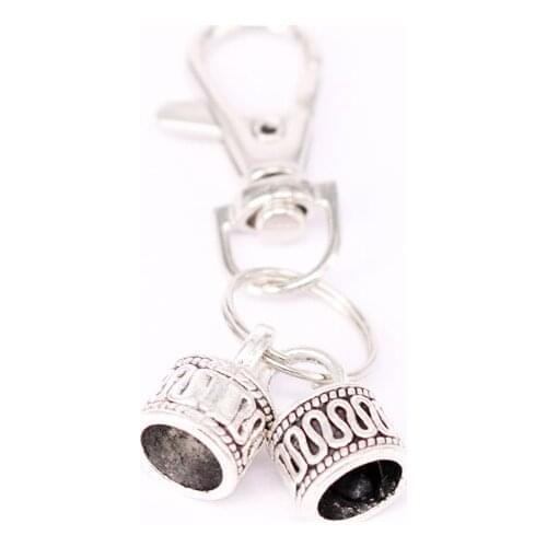 1Pcs Star of David Charm Keychain For Keys Car Key Ring Souvenir Gifts Couple Handbag Jewelry Accessories KC40