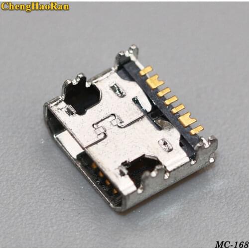 ChengHaoRan 2pcs Mini micro USB Charging Port Power Jack For Samsung Galaxy i9082 i9080 i879 USB Connector Micro USB Socket 7pin