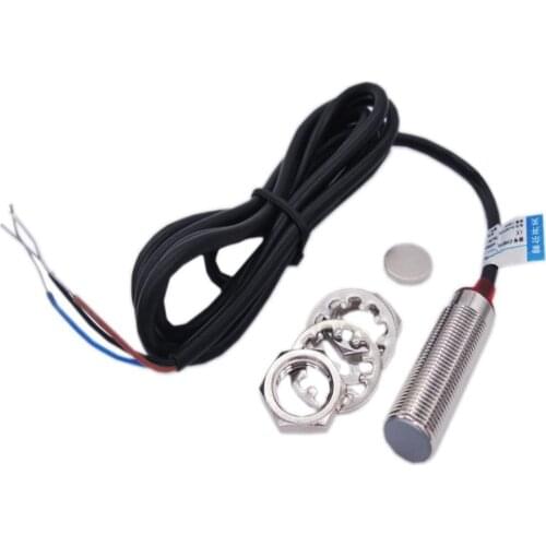 10mm Hall Effect Proximity Sensor Inductive Switch NPN NO（Normally Open) with Magnet DC5-30V NJK-5002C