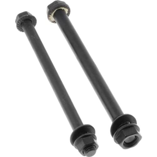 2Pack Rear Bearing Carrier Bolts + Nuts Set Kit. Fit for YAMAHA Banshee 1989-2006 Black, Vehicle Spare Parts