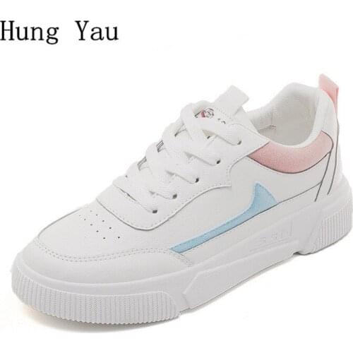Women Casual Shoes Sneakers Flats Fashion Outdoor Autumn Breathable Couple Lace Up Shoes Woman Platform Walking
