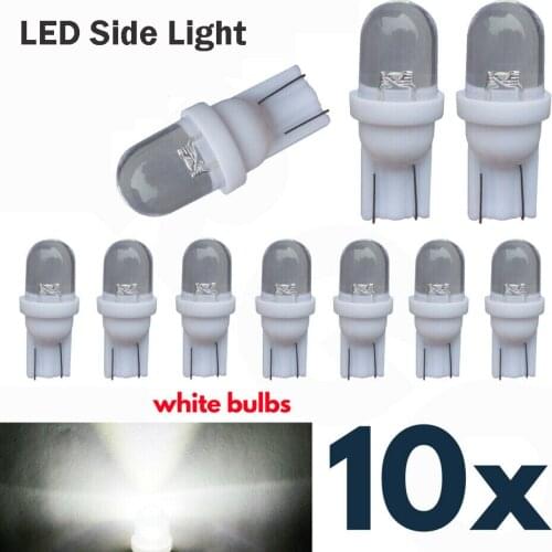 10Pcs T10 Car Dome Lamp White Reading Light LED Interior Light 12V Trunk Lamp For RV Camper Trailer Truck Bus Van