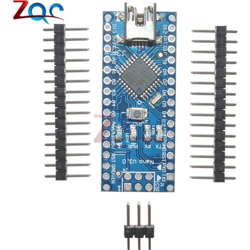 Mini USB Nano 3.0 Atmega328P-AU Atmega328 Microcontroller for Arduino FT232 5V 16M Board Module With Pins