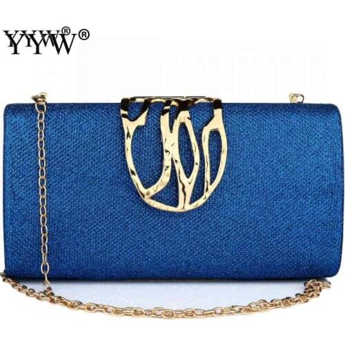 Over Shoulder Bags Fashion Long Designer Luxury Clutch 2019 Blue Clutch Bag For Wedding/Night/Party/Evening Purse Bolsa Feminina