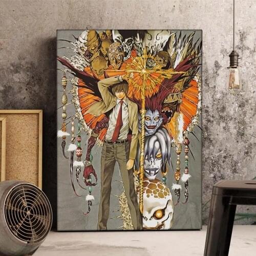 Modular Pictures Anime Death Note Yagami Light Canvas Prints Painting Wall Art Poster Home For Living Room Decoration No Frame