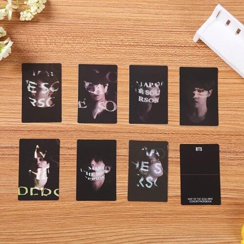 NEW KOREA KPOP Bangtan Boys 8th Anniversary Lomo Card Photo Cards LOMO Cards Premium Photos MAP OF THE SOUL ON:E PhotoCard