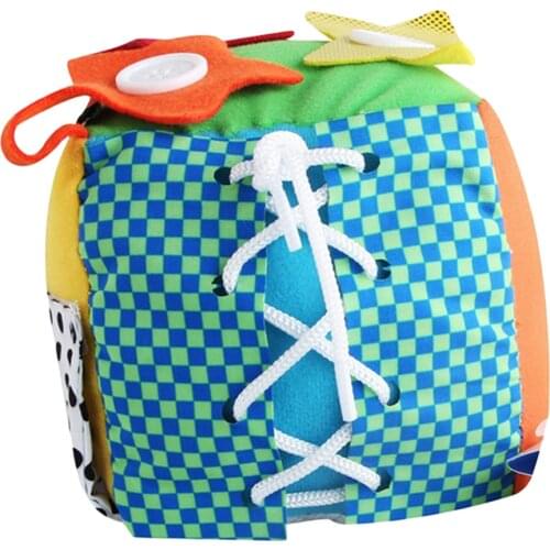 Montessori Learning Boards Teaching Toy Dress Preschool Plush Toys