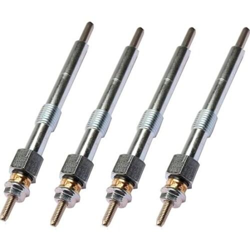 4PCS Glow Plugs 6684850 Fit for Bobcat AL275 B300 BL370 331 334 335 337 341 430 435 E32 E35 E42 E45 E50 E55 5600 5610