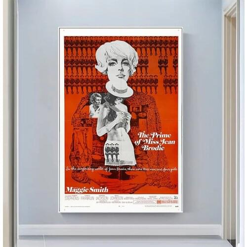 V0888 The Prime of Miss Jean Brodie Vintage Classic Movie Wall Silk Cloth HD Poster Art Home Decoration Gift