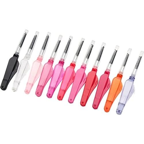 10PCS Dual-Head Eyelash Brush Eyelash Extension Beauty Makeup Tool Eyebrow Comb Eyelash Curler