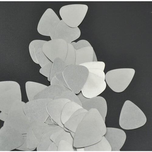 Lots of 50pcs Thin 0.3mm Stainless Steel Rock Guitar Picks Plectrums