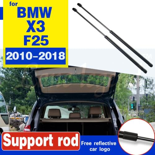 2Pcs Tailgate Boot Trunk Gas Spring Hood Lift Shock Struts For BMW X3 F25 2010-2018 2011 2012 2013 2014 2015 2016 2017