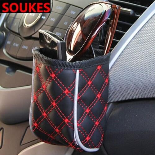 Car Air Outlet Trash Phone Storage Bag Hook For Cadillac CTS SRX ATS Lexus RX NX GS CT200H GS300 RX350 RX300 Saab 9-3 9-5 93