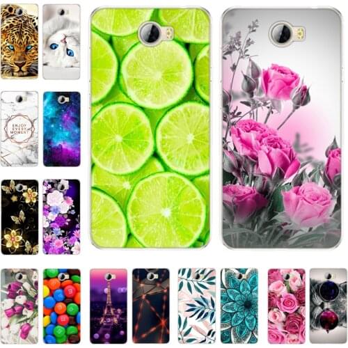 Case For Huawei Y5 II Y5II Y5 Case For Huawei Honor 5A Silicon Cover Flower Cartoon TPU Case For Honor 5A LYO-L21 CUN-U29 Coque