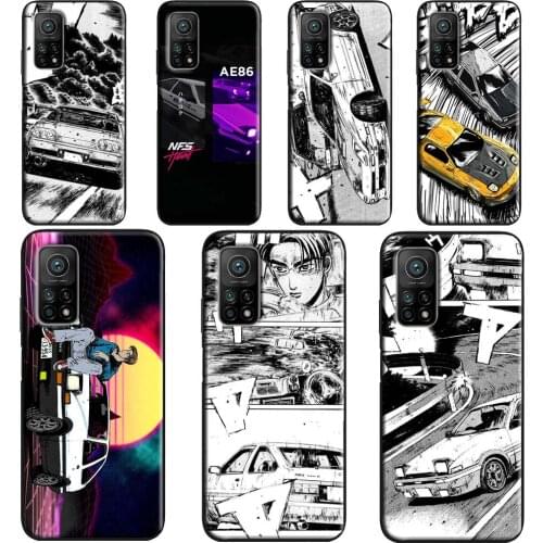 Initial D Phone Case For POCO X3 M3 Pro F2 F3 Cover For Xiaomi Mi 10T Pro Note 10 Lite Mi 11 Ultra