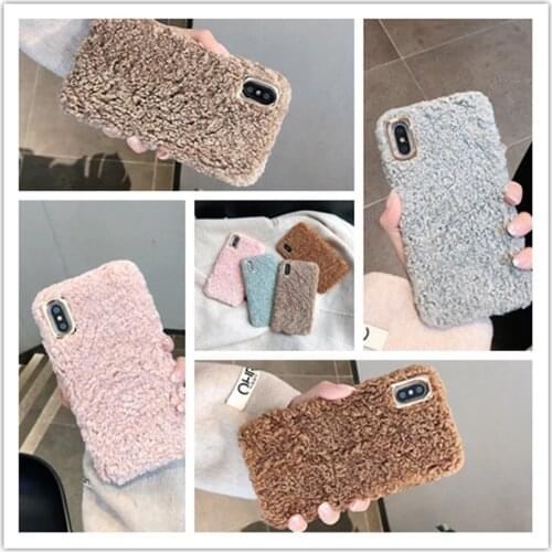 Case For Vivo S1 Pro Y9S V17 Pro Y17 Y3 Y91 Y95 Y93 Y93S Y97 Z5X Z1 PRO Y66 Y67 Y69 Y71 Y79 Y75s Y81 Y83 Fluffy Plush Warm Cover