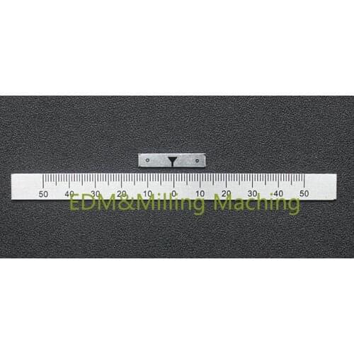 CNC Bridgeport Milling Machine Part 0-50 Degree Angle Plate Scale Ruler With Pointer