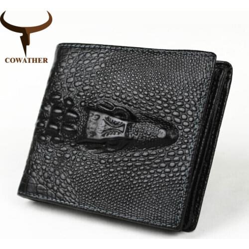 COWATHER Black Wallets