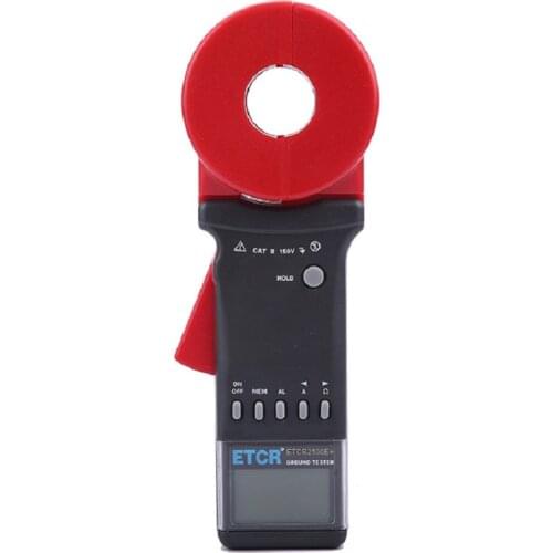 ETCR ETCR2100+ Digital Clamp On Ground Earth Resistance Tester Meter / Clamp Earth Resistance Tester
