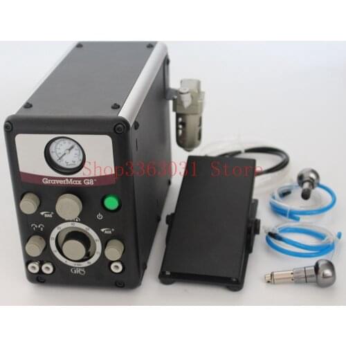 Graver Max Jewelry Pneumatic Impact Engraving Machine Engraving System with 2 Handpieces