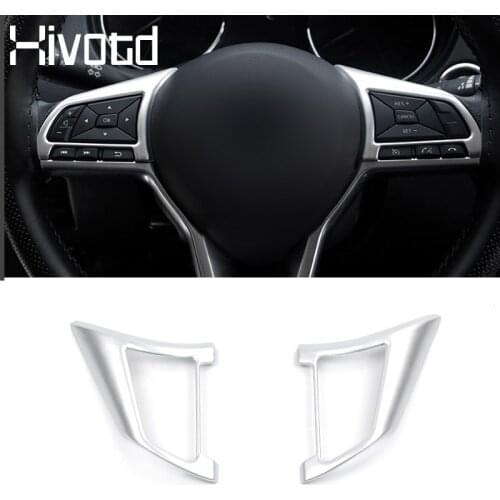 Hivotd For Nissan qashqai j11 Dualis X-trail 2019 2020 Car Steering Wheel Decoration Cover Stickers Sequin Interior Accessories