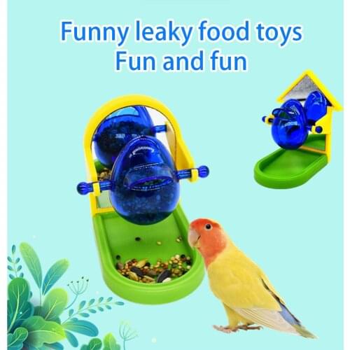 1PCS Pet Bird Toys Tiger Skin Xuanfeng Foraging Development Of Intelligence Fun Training Leaking Food Props Bird Toys