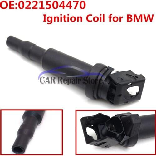 1PCS OEM 0221504470 12137594937 Ignition Coil For BMW E90 E60 E65 E83 E53 E70 Auto parts Automobiles