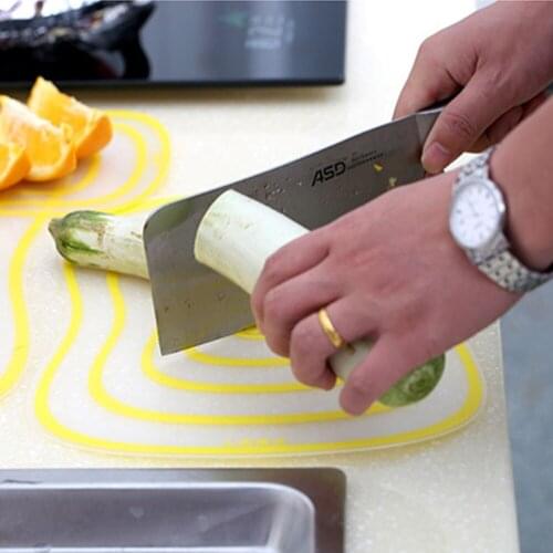 Kitchen Chopping Blocks Tool Flexible Non-slip Frosted Cutting Board PP Vegetable Meat Tools Cutting Boards Kitchen Accessories