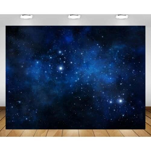 Mehofond Starry Sky Universe Space Backdrop Glitter Stars Newborn Baby Birthday Vinyl Photography Background For Photo Studio