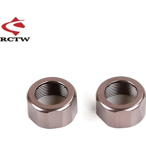 Metal Shock Absorber Tube Nut for 6MM Shock for 1/5 HPI ROFUN BAHA ROVAN KM BAJA 5B 5T 5SC Truck Spare Toy Upgrade Parts