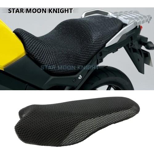 Motorcycle Anti-Slip 3D Mesh Fabric Seat Cover Breathable Waterproof Cushion For Suzuki V-Strom VStrom DL1000 DL650 DL250 DL 650
