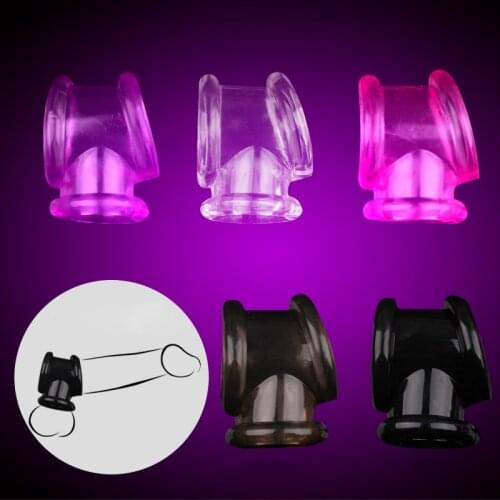 Yunman Male Strapon Cock Ring Delay Ejaculation Masturbator Penis Rings Dildo Extender Sex Toys for Men Chastity Cage Tools