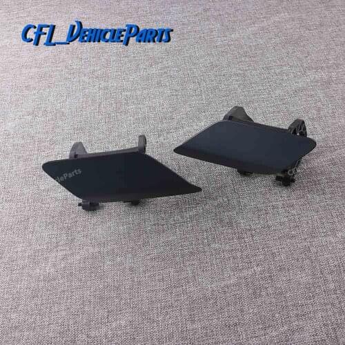 Front Headlight Washer Nozzle Cover Unpainted L R 2128600108 2128600208 For Mercedes-Benz W212 E200 E500 E350 2009-2013