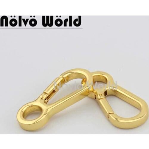 Nolvo Wolrd 5-20-100pcs 4 colors 48*9mm metal bag buckle dog collar buckle chain clasp lobster swivel snap hook buckle